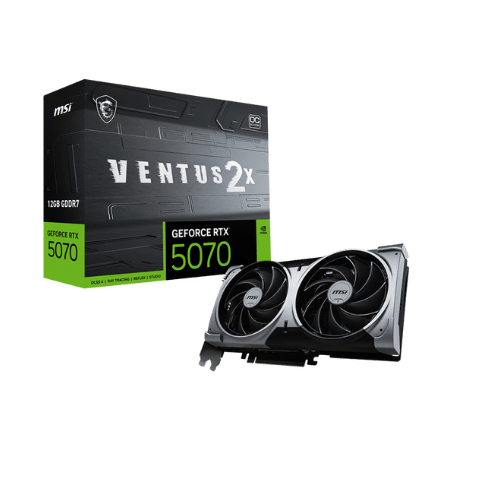 MSI RTX 5070 Ventus 2X OC 12GB Graphics Card G5070-12V2C MSI RTX 5070 Ventus 2X OC 12GB Graphics Card G5070-12V2C